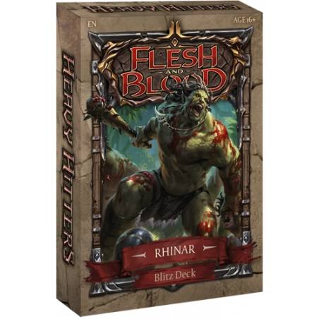 FLESH&BLOOD DECK DE BLITZ HEAVY HITTER EN - RHINARJEUX DE CARTES A ...