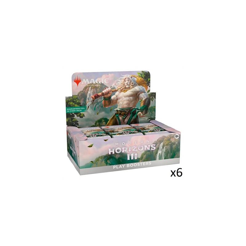 MTG : HORIZON DU MODERNE III LOT DE 6 DISPLAYS PLAY BOOSTERS FRACCU... MTG : HORIZON DU MODERNE III LOT DE 6 DISPLAYS PLAY BOOSTERS FRACCU...