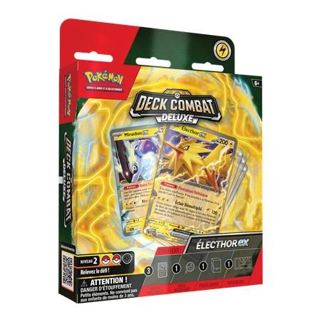 POKEMON : DELUXE BATTLE DECK ELECTHOR-EXJEUX DE CARTES A COLLECTION...