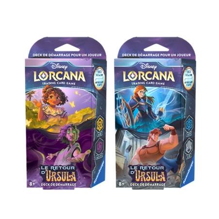 LORCANA DUO DECK QUATRIEME CHAPITRE LE RETOUR D'URSULAJEUX DE CARTE...