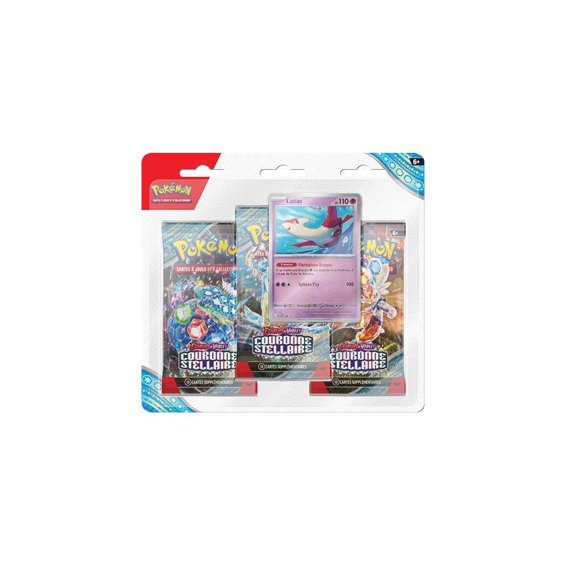 TRIPACK EV07 COURONNE STELAIRE LATIASJEUX DE CARTES A COLLECTIONNER... TRIPACK EV07 COURONNE STELAIRE LATIASJEUX DE CARTES A COLLECTIONNER...