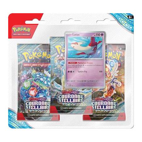 TRIPACK EV07 COURONNE STELAIRE LATIASJEUX DE CARTES A COLLECTIONNER...