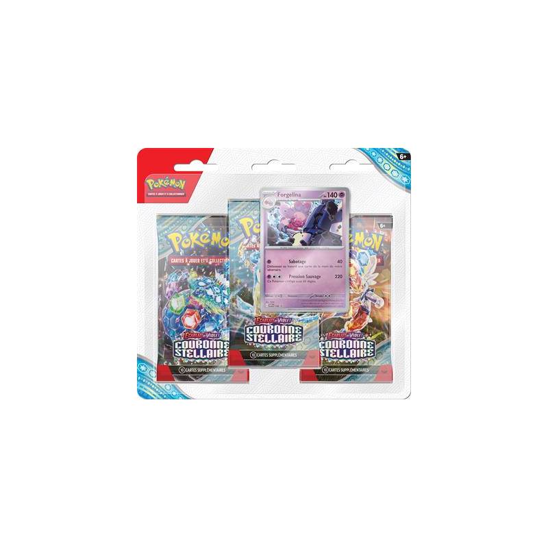 TRIPACK EV07 COURONNE STELAIRE FORGELINAJEUX DE CARTES A COLLECTION... TRIPACK EV07 COURONNE STELAIRE FORGELINAJEUX DE CARTES A COLLECTION...