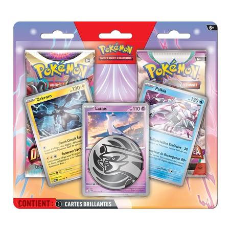 DUOPACK POKEMON LATIOS - ZEKROM - PALKIA