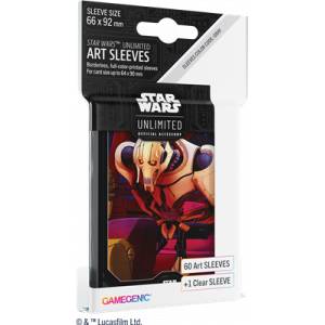 SW UNLIMITED ART SLEEVES : GENERAL GRIEVOUSACCESSOIRES 60 SLEEVES