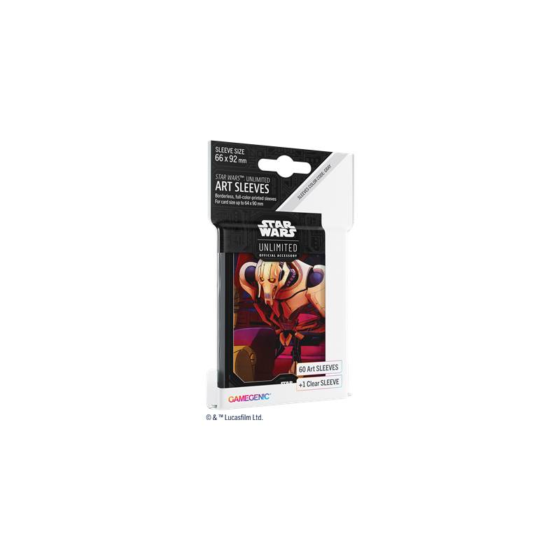 SW UNLIMITED ART SLEEVES : GENERAL GRIEVOUSACCESSOIRES 60 SLEEVES