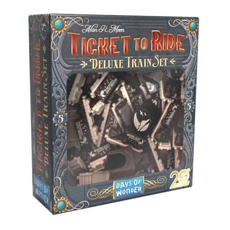 AVENTURIERS DU RAILS SET DE TRAIN DELUXE NOIRJEUX DE SOCIETE contie...