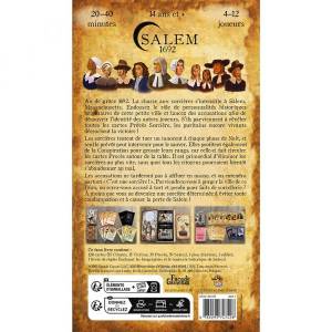 SALEM 1692JEUX DE SOCIETE An de grâce 1692. La chasse aux sorcières...