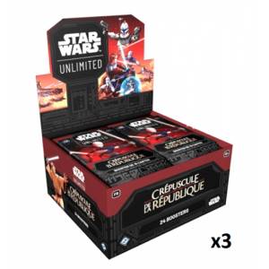 SW UNLIMITED LOT DE 3 DISPLAY FRANCAIS CREPUSCULE DE LA REPUBLIQUE