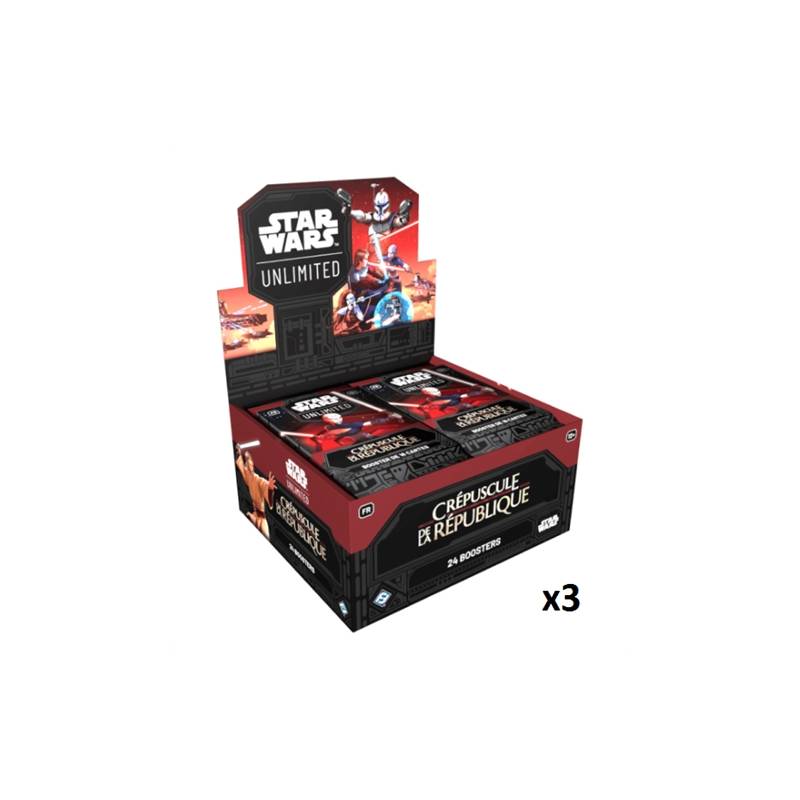SW UNLIMITED LOT DE 3 DISPLAY FRANCAIS CREPUSCULE DE LA REPUBLIQUE
