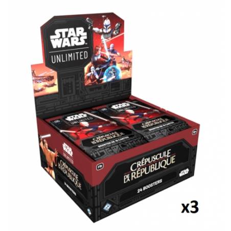 JEUX DE CARTES A COLLECTIONNER SW UNLIMITED LOT DE 3 DISPLAY FRANCA...