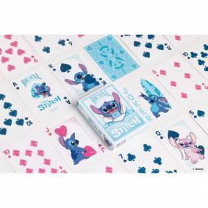 BICYCLE DISNEY STITCHJEUX DE CARTES JEU DE 54 CARTES OFFICIEL DISNE...
