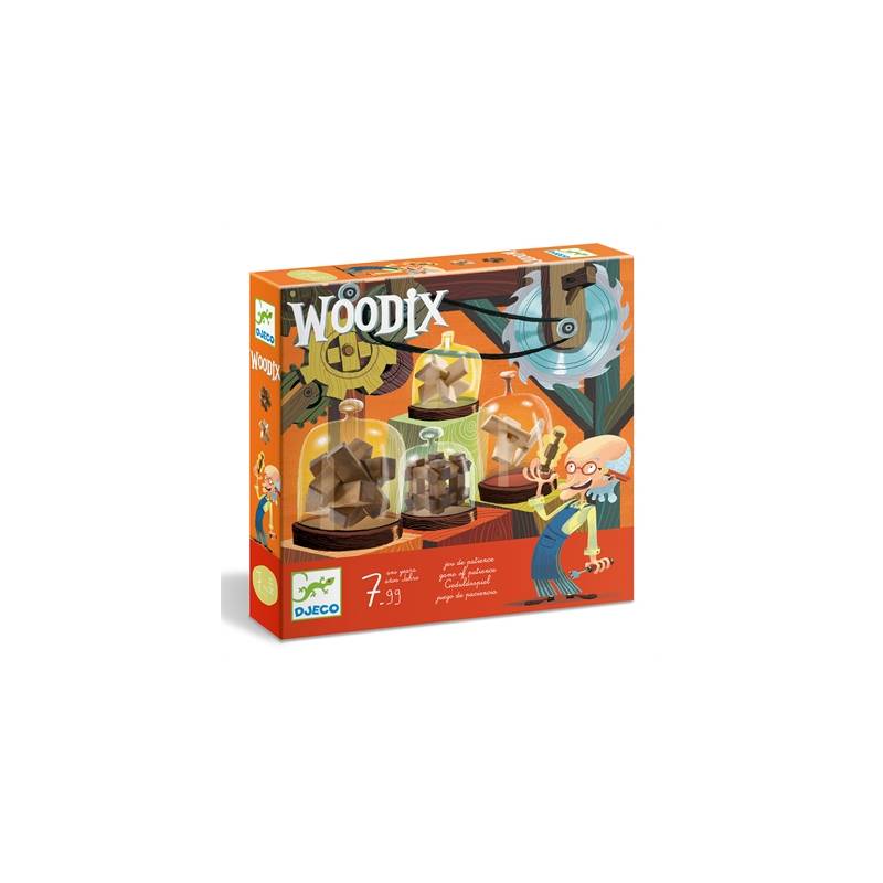 WOODIXJEUX DE LOGIQUE Un jeu de patience avec 6 beaux casse-tête en...