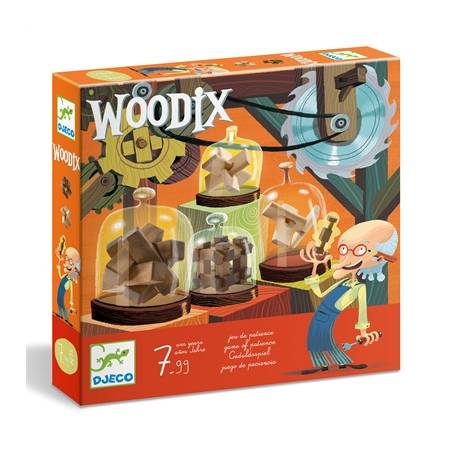 WOODIXJEUX DE LOGIQUE Un jeu de patience avec 6 beaux casse-tête en...