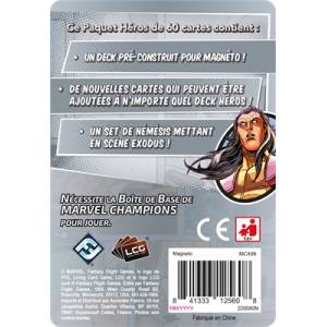 JEUX DE CARTE ÉVOLUTIF MARVEL CHAMPION : MAGNETO
