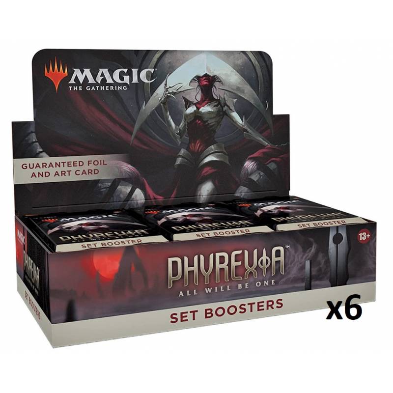 LOT 6 BOITES DE BOOSTER EXTENSION TOUS PHYREXIAN EN LOT 6 BOITES DE BOOSTER EXTENSION TOUS PHYREXIAN EN