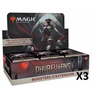 LOT 3 BOITES DE BOOSTER EXTENSION TOUS PHYREXIAN FR