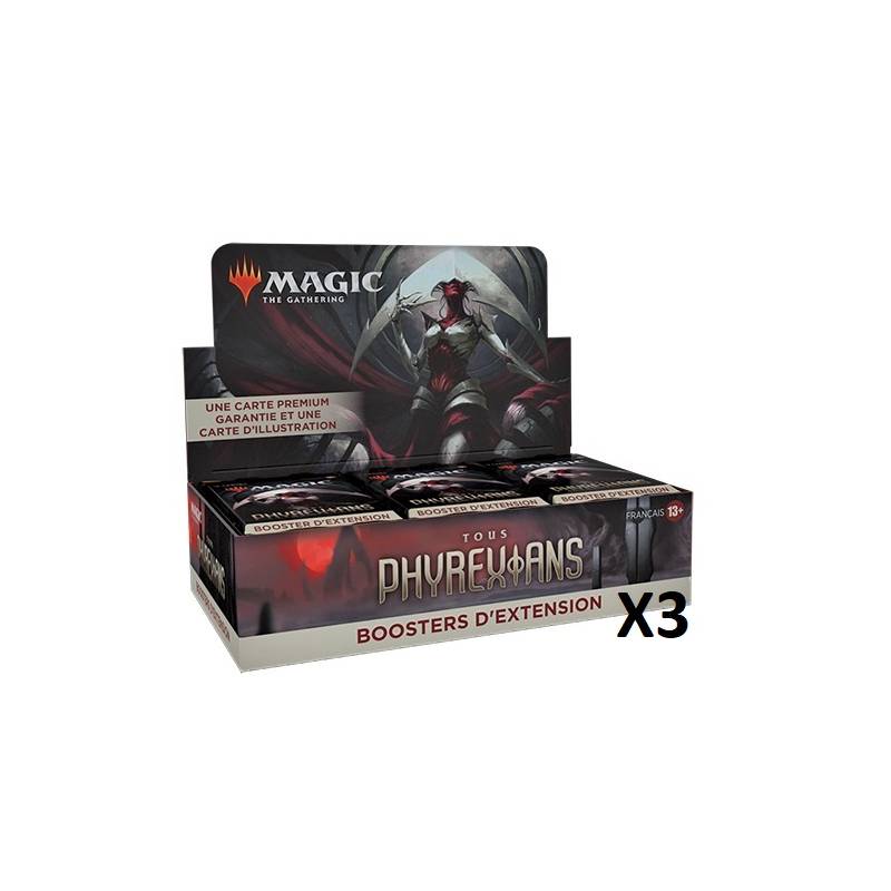LOT 3 BOITES DE BOOSTER EXTENSION TOUS PHYREXIANS FRMAGIC THE GATHE... LOT 3 BOITES DE BOOSTER EXTENSION TOUS PHYREXIANS FRMAGIC THE GATHE...