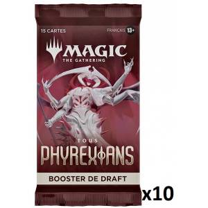 LOT DE 10 BOOSTER DE DRAFT TOUS PHYREXIANS FRMAGIC THE GATHERING LO...