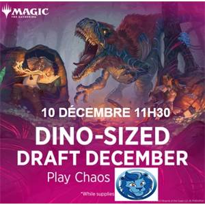 DINO-SIZED CHAOS PAQUET SCELLE DIMANCHE 10 DECEMBRE