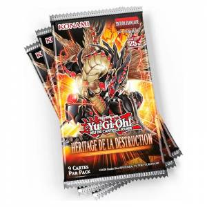 YU-GI-OH ! DISPLAY HERITAGE DE LA DESTRUCTIONDISPLAY DISPLAY DE 24 ...