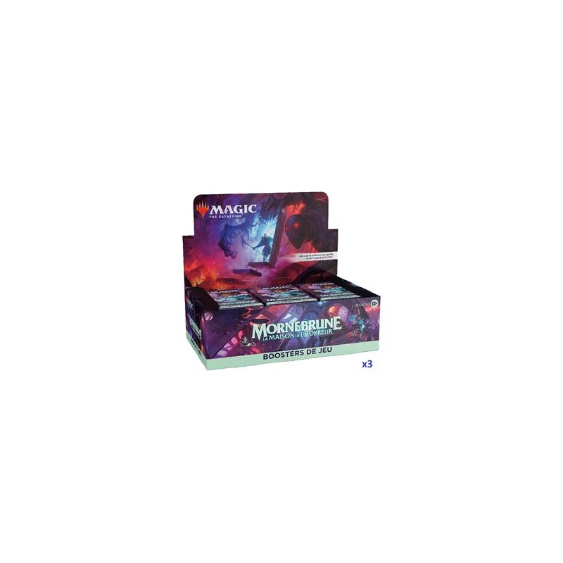MTG : MORNEBRUNE - LA MAISON DE L'HORREUR LOT 3 DISPLAY BOOSTERS DE JEU FR MTG : MORNEBRUNE - LA MAISON DE L'HORREUR LOT 3 DISPLAY BOOSTERS DE JEU FR