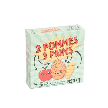 JEUX DE SOCIETE 2 POMMES 3 PAINS