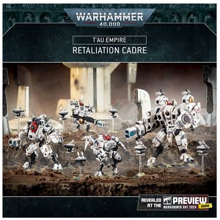 WARHAMMER 40K : BATTLEFORCE T'AU RETALIATION CADRE FRJEUX DE FIGURI...