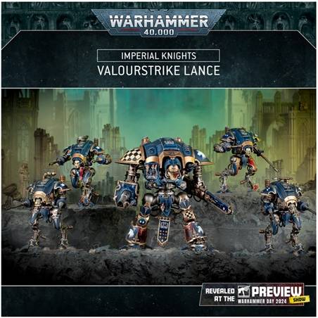 WARHAMMER 40K : BATTLEFORCE IMPERIAL KNIGHT VALOURSTRIKE LANCE FR W...