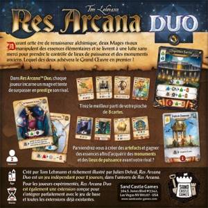 RES ARCANA DUOJEUX DE SOCIETE LE DUEL DE DEUX MAGES, JUSQU'A CE QUE...