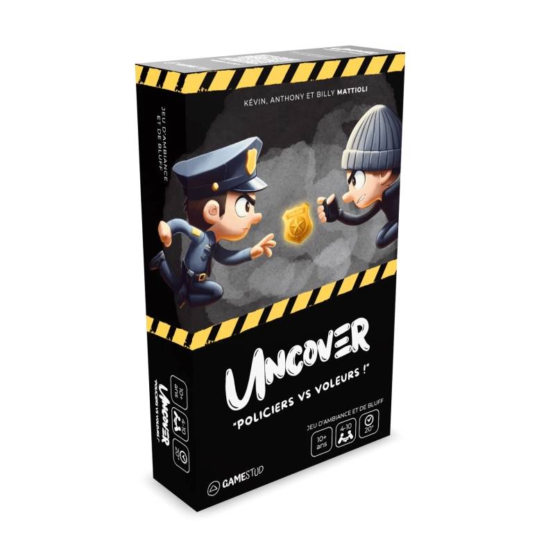 UNCOVER POLICIERS VS VOLEURS !JEUX D'AMBIANCE "Uncover", un jeu d'a...