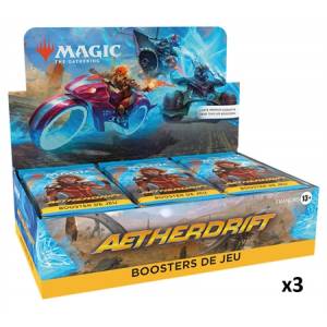 MTG : AETHERDRIFT LOT DE 3 DISPLAY DE BOOSTER DE JEU FR