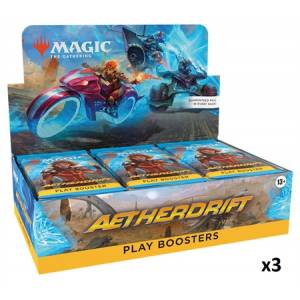 JEUX DE CARTES A COLLECTIONNER MTG : AETHERDRIFT LOT DE 3 DISPLAY D...
