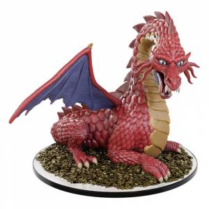 JEUX DE RÔLES D&D 50e ANNIVERSAIRE FIGURINE DRAGON ROUGE
