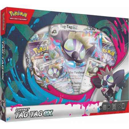 JEUX DE CARTES A COLLECTIONNER POKEMON COFFRET TAG-TAG EX