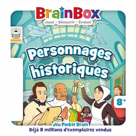 JEUX DE SOCIETE BRAINBOX POCKET : PERSONNAGES HISTORIQUES