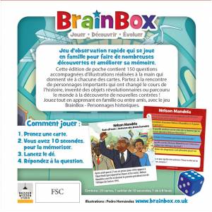 JEUX DE SOCIETE BRAINBOX POCKET : PERSONNAGES HISTORIQUES