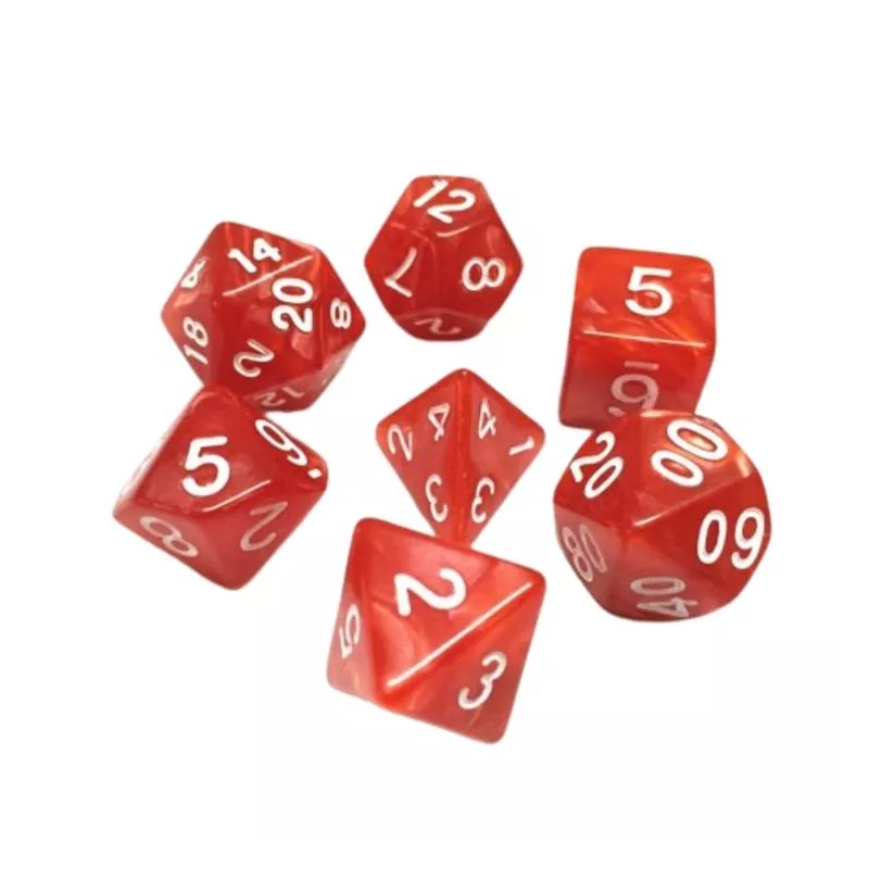 SET DE 7 DES – 16MM - ROUGE NACREDES & BOURSES Lot de 7 dés rouges ... SET DE 7 DES – 16MM - ROUGE NACREDES & BOURSES Lot de 7 dés rouges ...