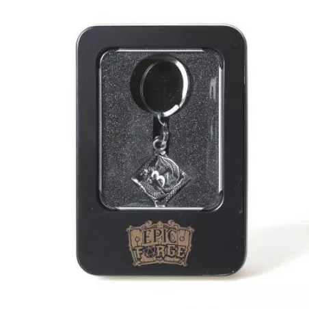 JEUX DE RÔLES PORTE CLÉ D6 : LOT DE 7 MINI DÉS EN MÉTAL