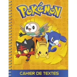 Cahier de texte Pokémon