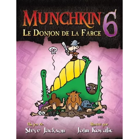 MUNCHKIN LE DONJON DE LA FARCEEN FAMILLE Extension de Munchkin.