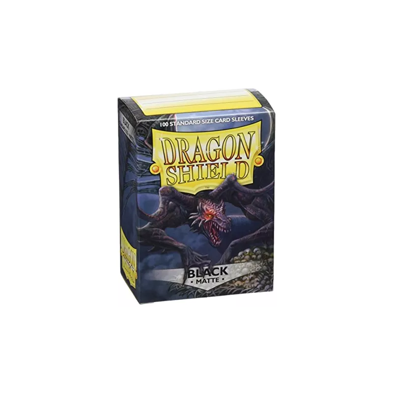 DRAGON SHIELD BLACK MATTEPROTEGES CARTES Contient 100 Protège-carte... DRAGON SHIELD BLACK MATTEPROTEGES CARTES Contient 100 Protège-carte...