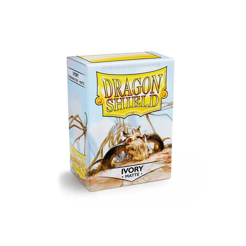 DRAGON SHIELD MATTE IVORY PROTEGES CARTES 100 protèges cartes au fo... DRAGON SHIELD MATTE IVORY PROTEGES CARTES 100 protèges cartes au fo...