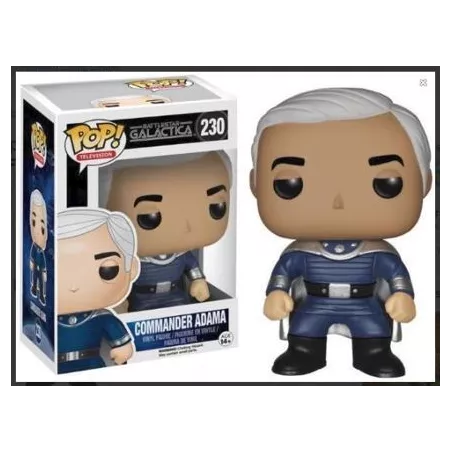POP COMMANDER ADAMA - 230POP & FIGURINES Série - Battlestar Galacti...