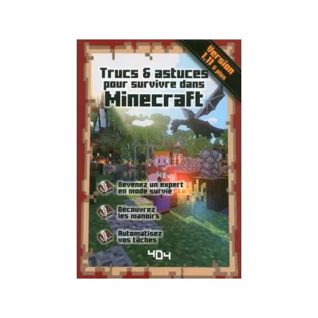 TRUCS 6 ASTUCES POUR SURVIVRE DANS MINECRAFTLIVRES JEUX