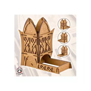 DICE TOWER ELVENDES Tour à dés en MDF à monter sois même.