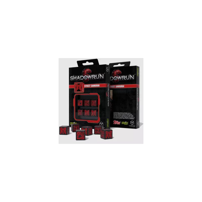 DICE SET SHADOWRUN STREET SAMOURAIDES & BOURSES Un set de Dés l'eff... DICE SET SHADOWRUN STREET SAMOURAIDES & BOURSES Un set de Dés l'eff...