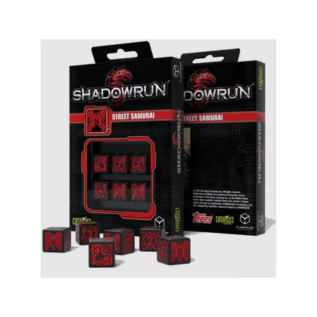 DICE SET SHADOWRUN STREET SAMOURAIDES & BOURSES Un set de Dés l'eff...