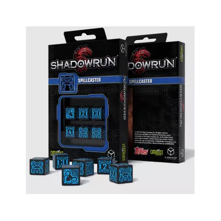 DICE SET SHADOWRUN SPELLCASTERDES & BOURSES Set de dés Shadowrun, i...