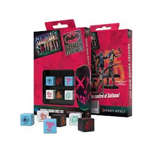 DICE SET SUICIDE SQUAD DES & BOURSES set de des suicide squad
